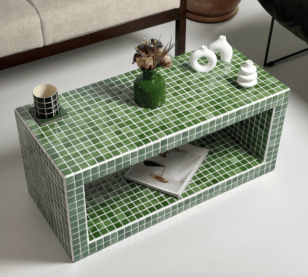 tiled coffee table